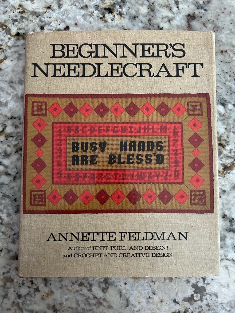 1974 Beginner's Needlecraft Book by Annette Fieldman